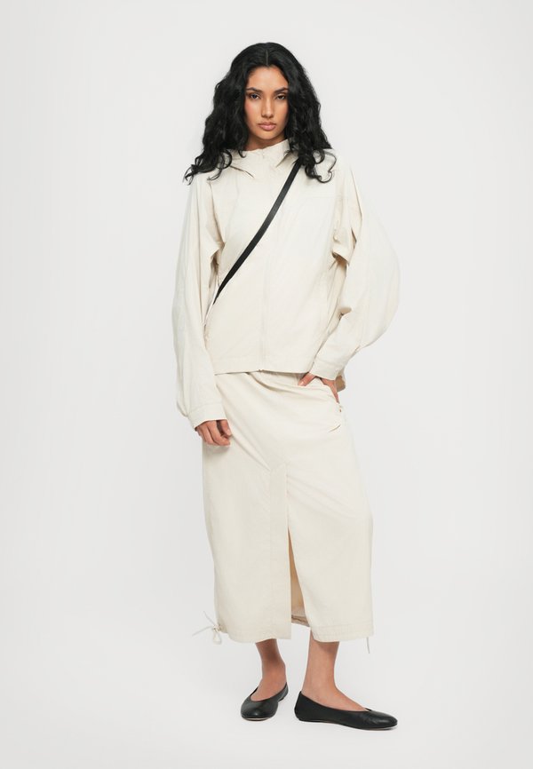 TRACK LONG SKIRT - Pencil skirt - sand2