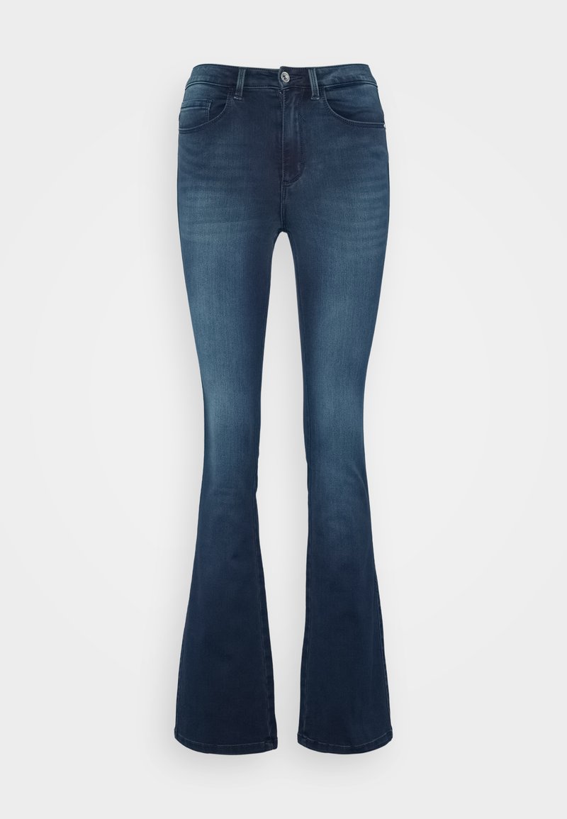 Only Flared Jeans donkerblauw denim