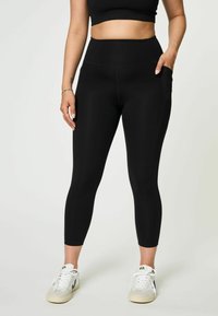 Girlfriend Collective HIGH-RISE 7/8 - Leggingek - black