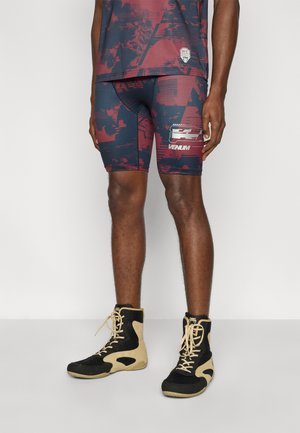 UFC ZENITH FIGHT WEEK MENS VALE TUDO SHORT - Spordišortsid - navy blue/burgundy/silver-coloured