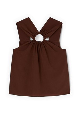 Motivi, TOP CON ANELLO - Top - marrone