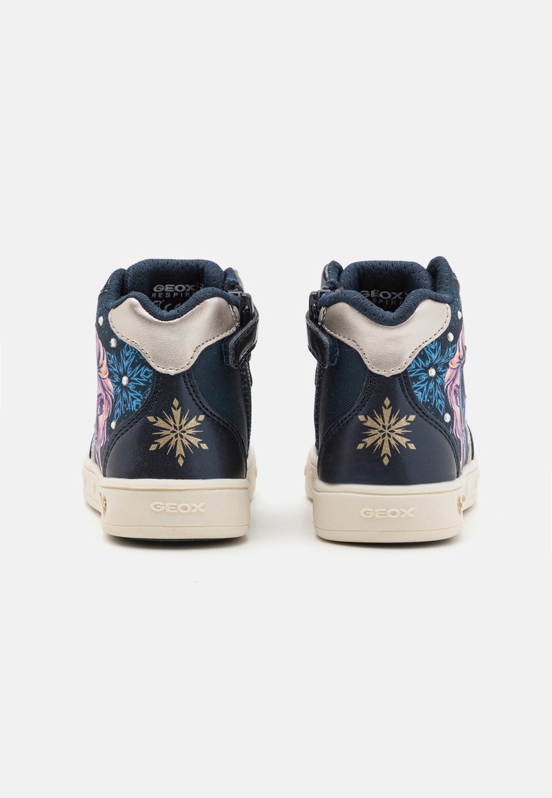 Geox J Skylin Girl A Sneakers voor meisjes, Navy pink., 26 EU