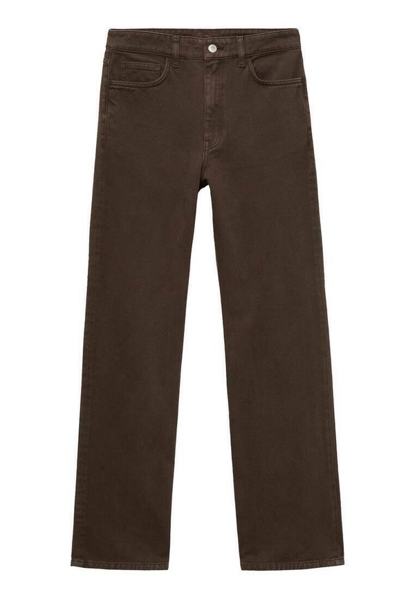 CECILIA - Straight leg jeans - chocolat2