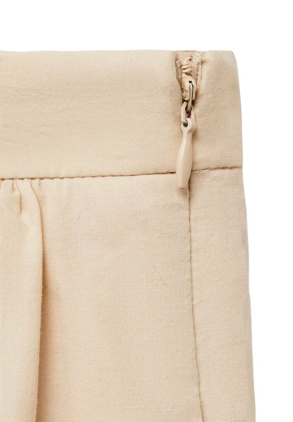 WITH EMBROIDERED HEM - Maxi skirt - beige2
