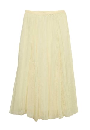 Marks & Spencer, TEXTURED MIDAXI CIRCLE SKIRT - A-lijn rok - yellow