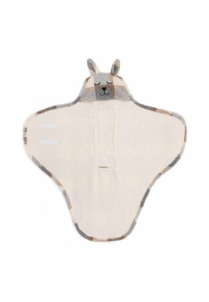 Baby blanket - beige dark grey brown