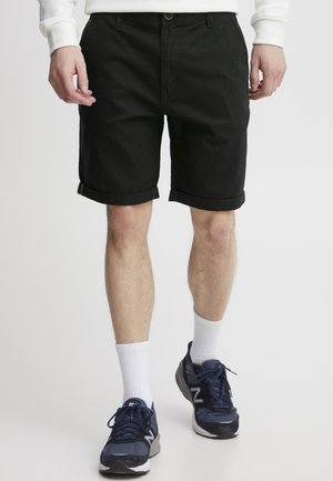 BHSHORTS LINEN MIX SLIM/ REGULAR FIT - Shorts - black