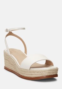 Lauren Ralph Lauren LEONA NAPPA LEATHER ESPADRILLE - Espadrilky - soft white