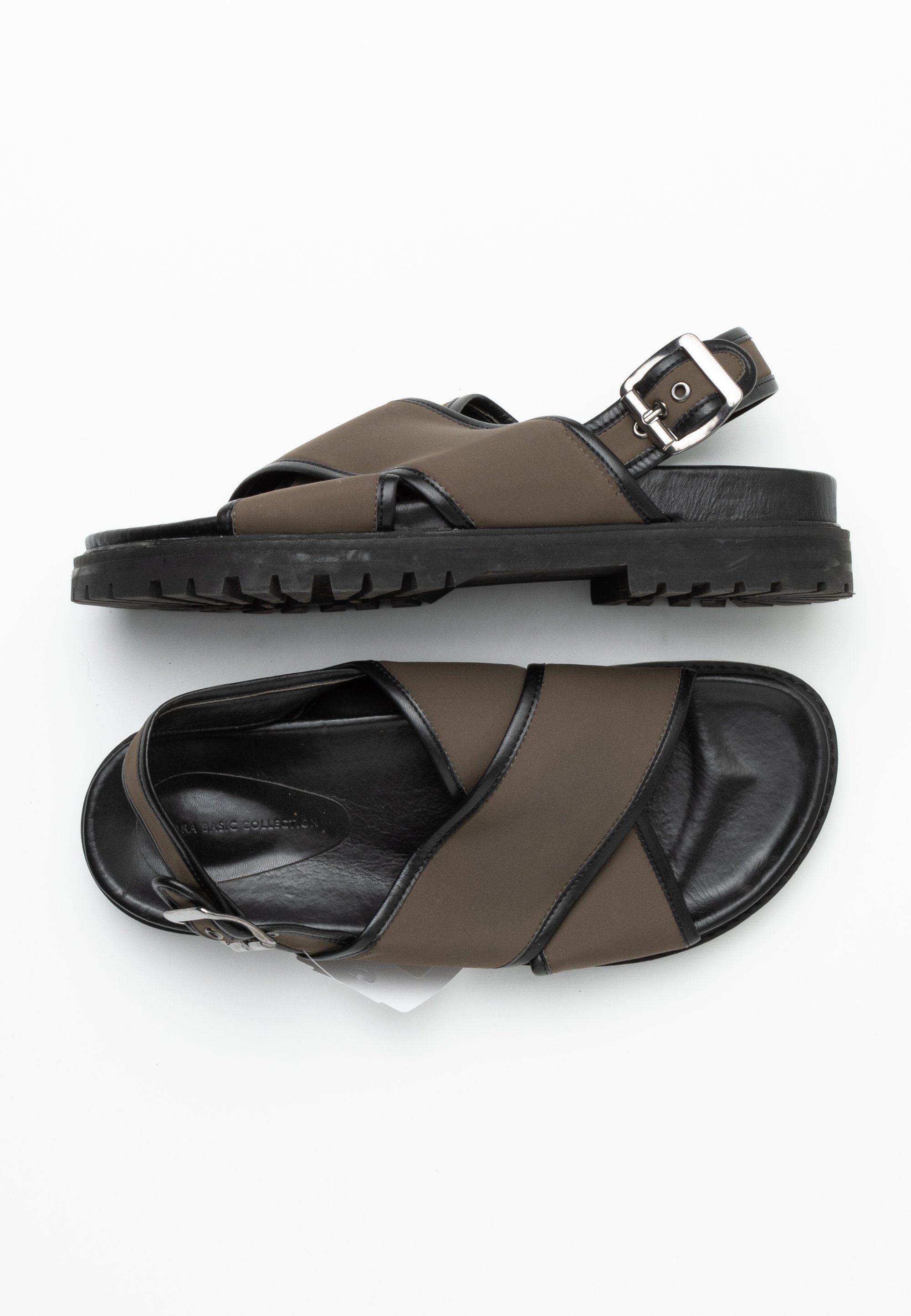 Sandale Zara Toulouse Homme Zara Sandales Green/vert (Seconde Main