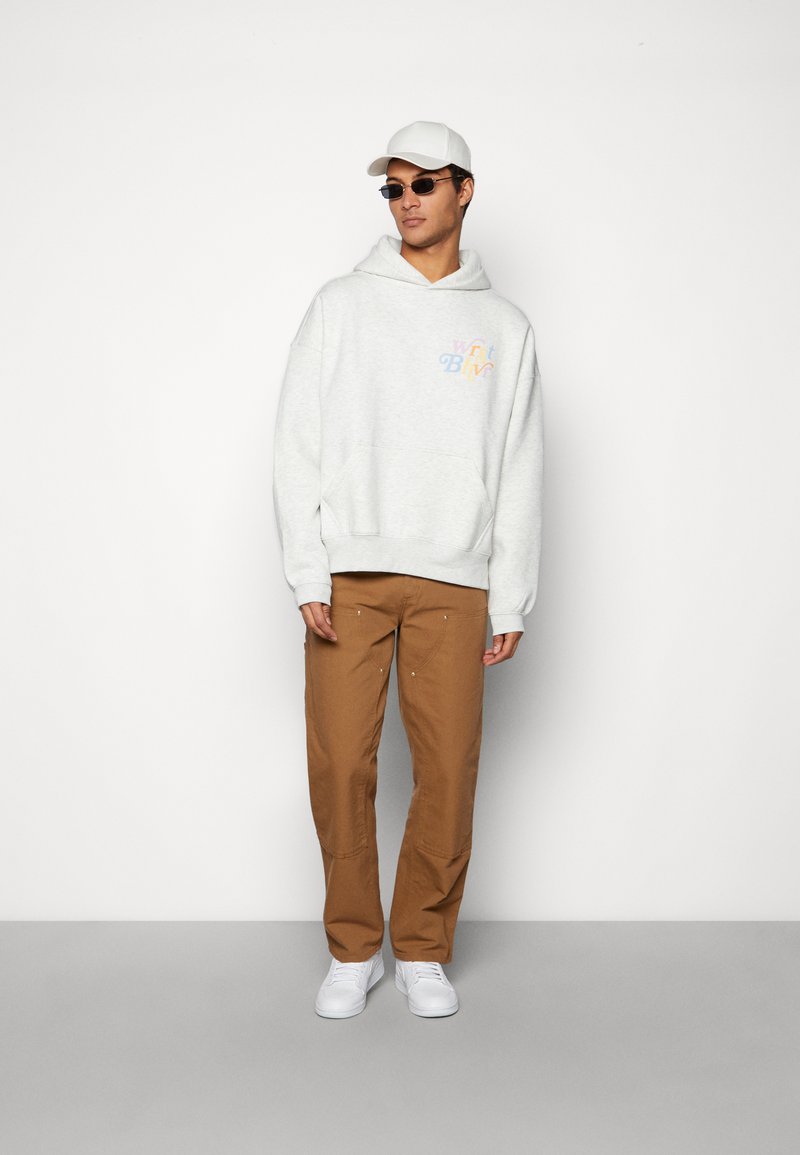 WRSTBHVR RICHARD HOODIE UNISEX - Sweatshirt - iced grey/mottled grey -  Zalando.co.uk