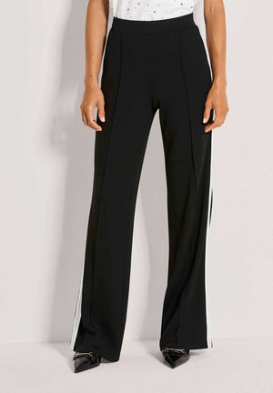 Stoffhose - black   white