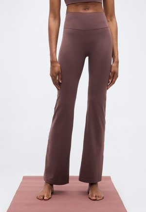 ZENVY FLARE - Pantaloni de trening - tattoo/white