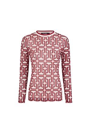 Langarmshirt - milk melange varied