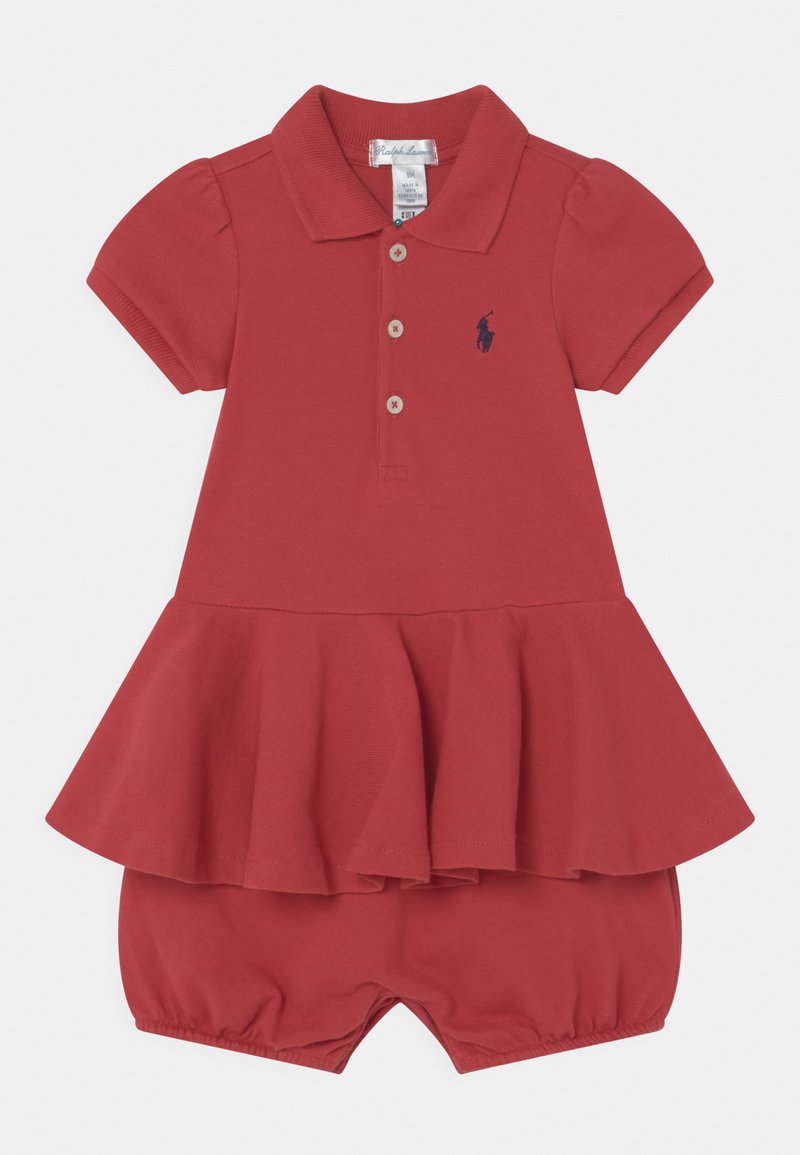 Polo Ralph Lauren BABY ONE PIECE SHORTALL Jumpsuit chili pepper/red