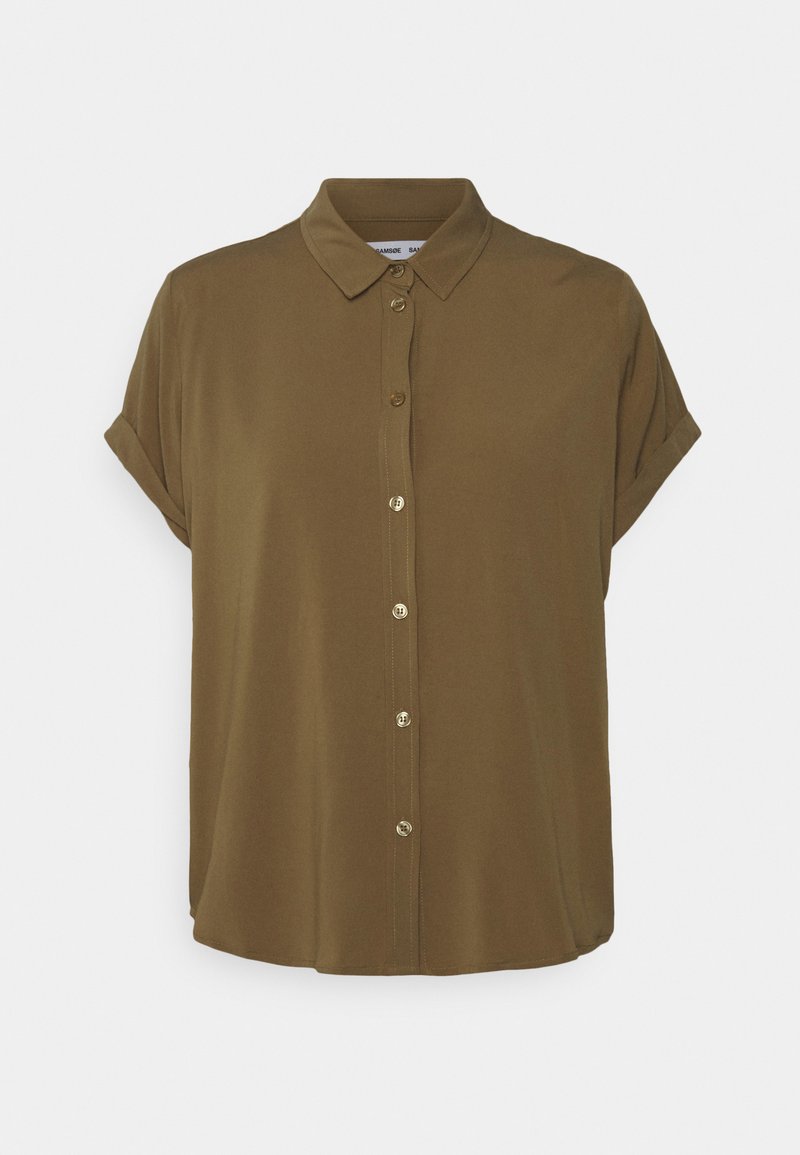 Samsøe Samsøe MAJAN SHIRT - Blusa com botões - elmwood