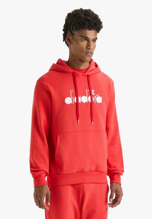 Diadora Felpa con cappuccio - red