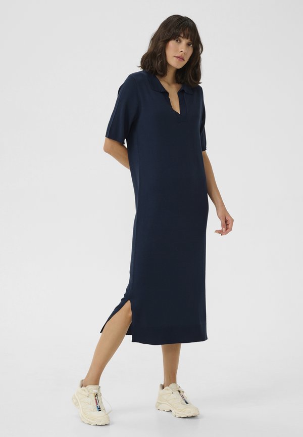KALIZZA POLO - Strickkleid - midnight marine