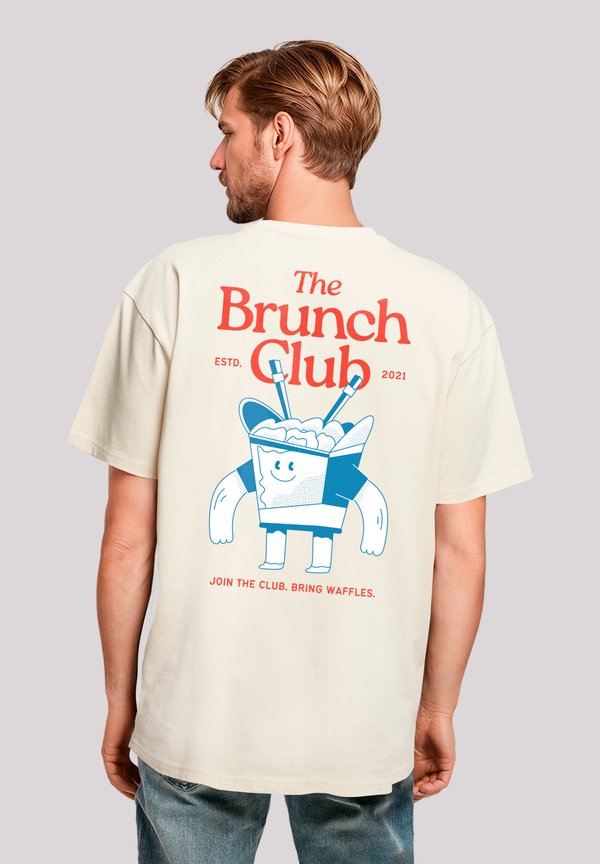 THE BRUNCH CLUB - T-Shirt print - sand