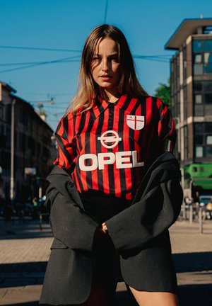 COPA Football, AC MILAN 2000 CENTENARIO RETRO FOOTBALL SHIRT - Poloshirt - black - red