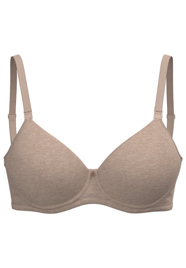 COMFORT NURSING - Bügel BH - bark melange