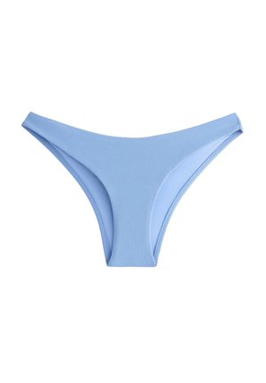 OYSHO MEDIUM-COVERAGE U-CUT PIQUÉ - Spodní díl bikin - blue