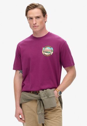 Superdry & Co Camiseta estampada - magenta purple