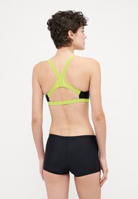 Arena WOMENS GRAPHIC SWIMSUIT PRO TWO PIECES - Bikini - black/artic lime