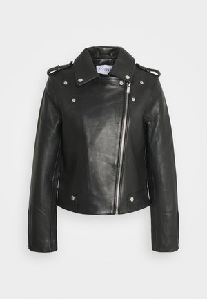 BLOUSON CUIR - Giacca di pelle - noir
