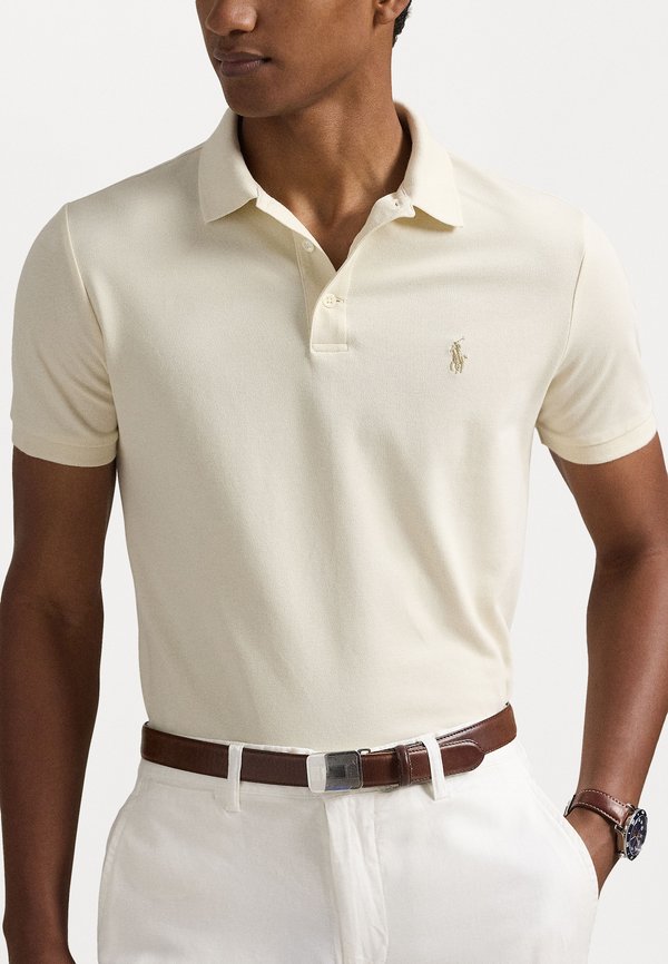CUSTOM SLIM FIT STRETCH MESH POLO SHIRT - Polo shirt - andover cream2