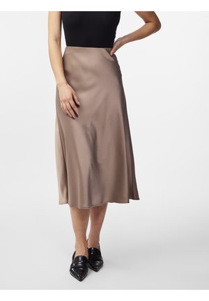 YAS Jupe trapèze - light brown