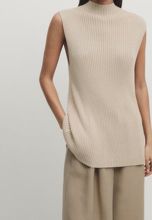Massimo Dutti, Débardeur - mottled light grey
