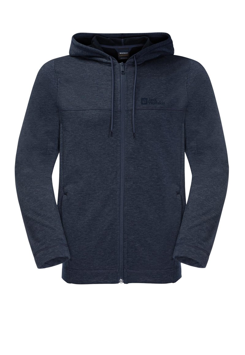 Jack Wolfskin Sweater met rits blauw