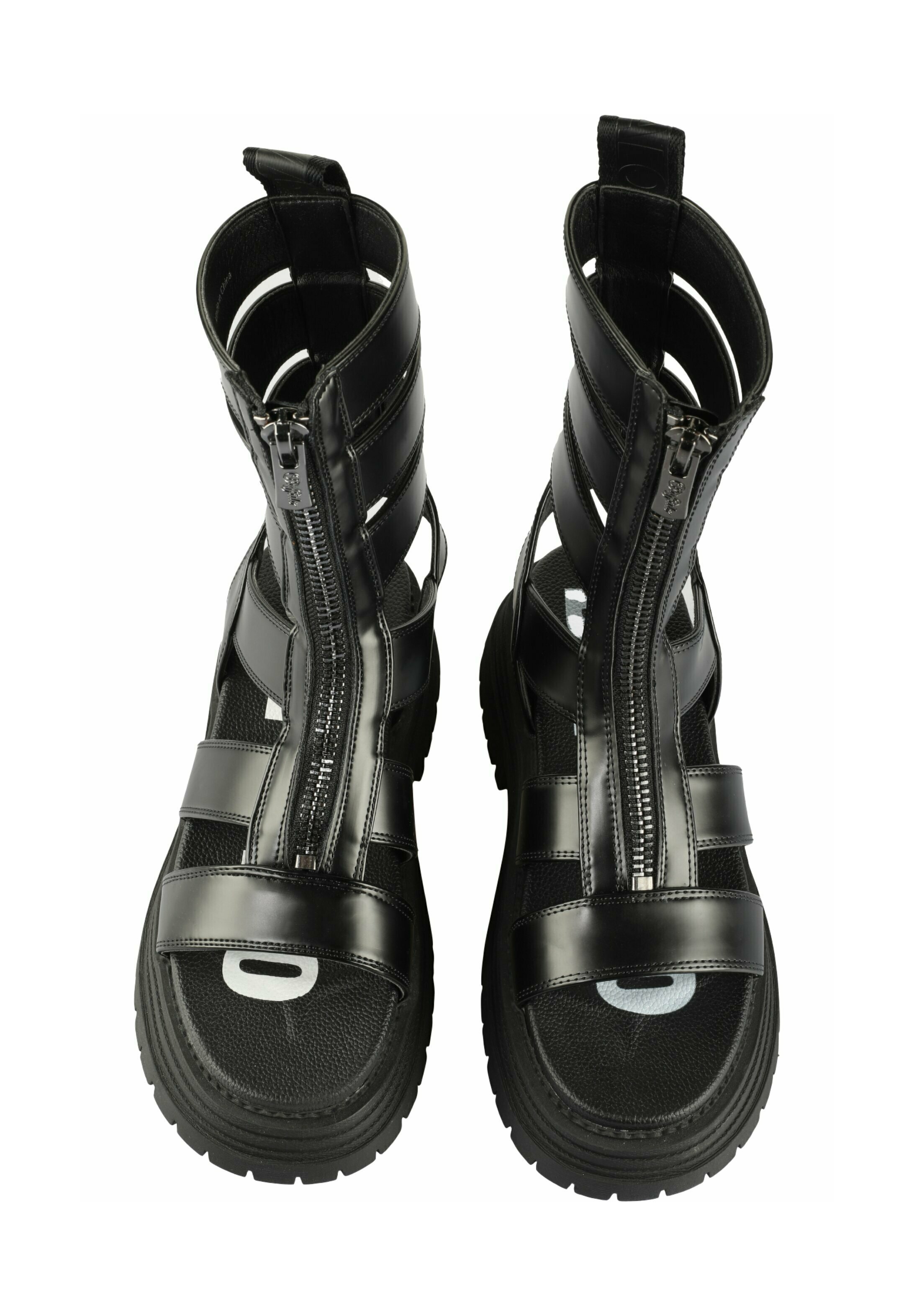 Buffalo LENNOX ZEUS - Platform sandals - black - Zalando