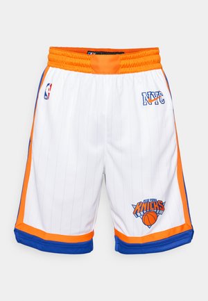 Nike Performance NBA CITY EDITION NEW YORK KNICKS SHORTS - Klubiriided - white/brilliant orange