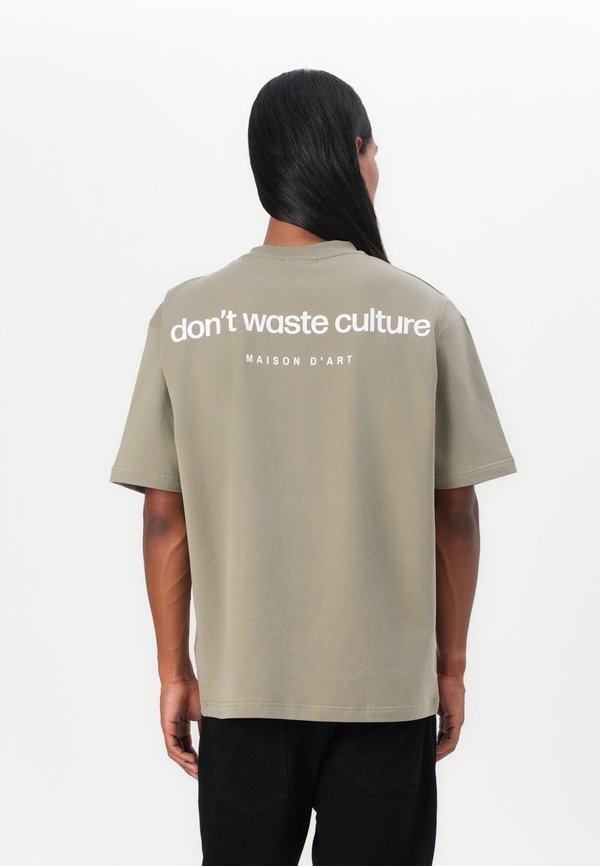 CLEO UNISEX - Print T-shirt - sage