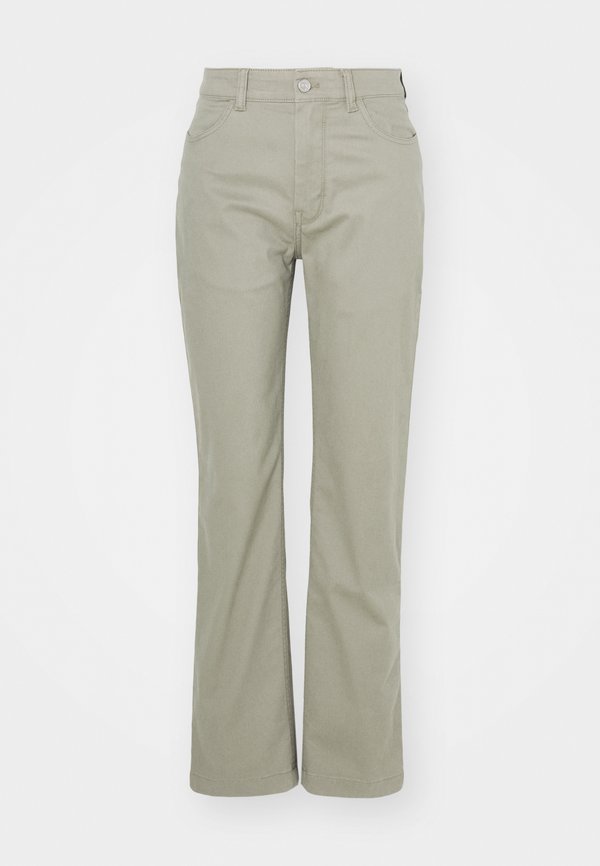 STRETCH HIGH RISE STRAIGHT PANT - Trousers - nordic dust2