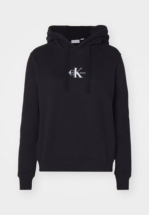 Calvin Klein Jeans MONOLOGO REGULAR HOODIE - Majica s kapuljačom - black