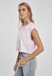 Urban Classics TIE DYE - Marškinėliai su spaudiniu - girlypink