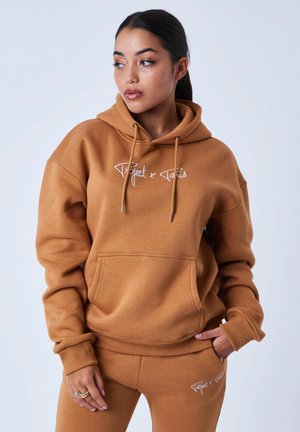 SIGNATURE - Felpa con cappuccio - camel