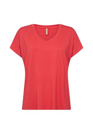 Soyaconcept, SOYACONCEPT T-SHIRT MARCIA - Basic T-shirt - rot