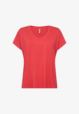 Soyaconcept, SOYACONCEPT T-SHIRT MARCIA - Basic T-shirt - rot