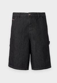 LIVERY - Short en jean - black