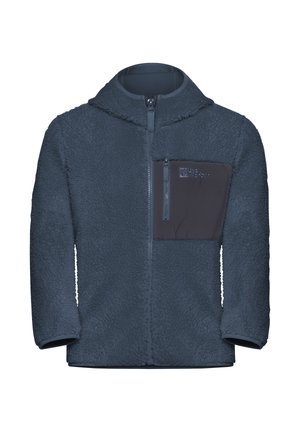 ICE CURL HOOD - Fleece jacket - midnight sky