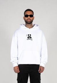 MJ Gonzales CIRCLE X HEAVY  - Hoodie - white