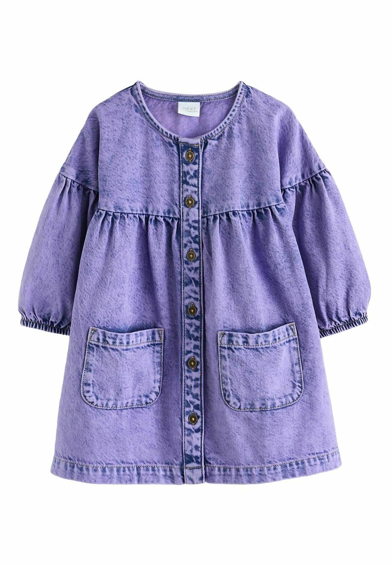 Next BUTTON THROUGH - Tričkové šaty - purple denim