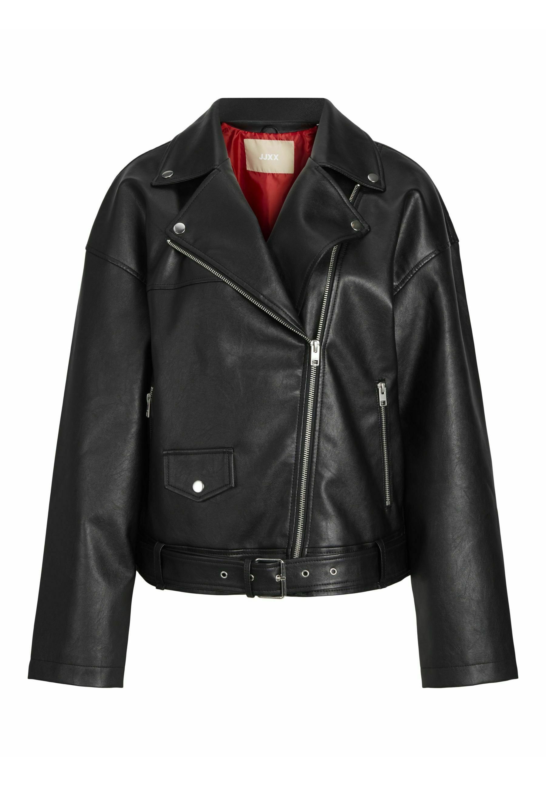 JJXX Faux leather jacket - black - Zalando