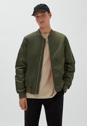 BASIC - Giubbotto Bomber - dark green