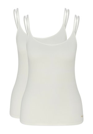 2ER-PACK SPAGHETTI-TRÄGER - Unterhemd/-shirt - elfenbein