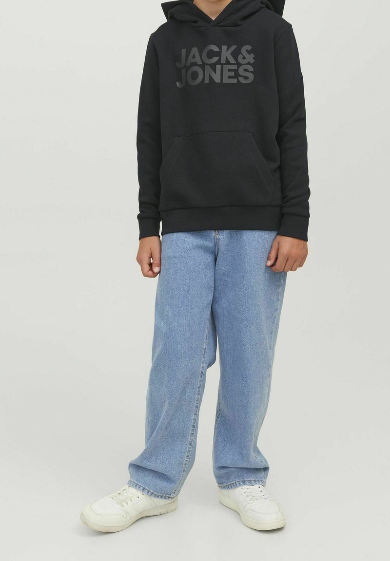 Jack & Jones Junior JJECORP LOGO HOOD - Mikina s kapucí - black