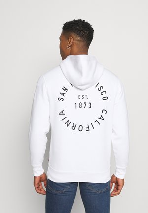 GRAPHIC HOODIE - Sweater - white